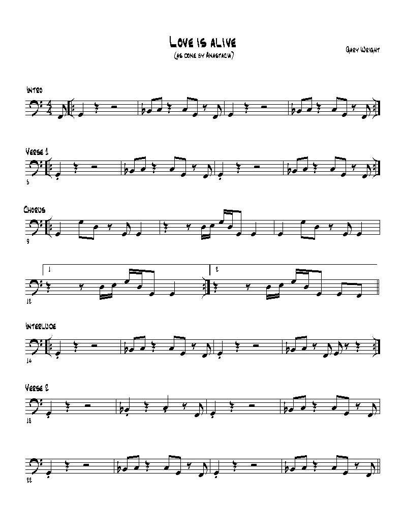 Anastacia - Love is alive (Seite 1)