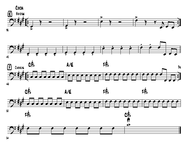 Franz Ferdinand - Michael (Noten) 2