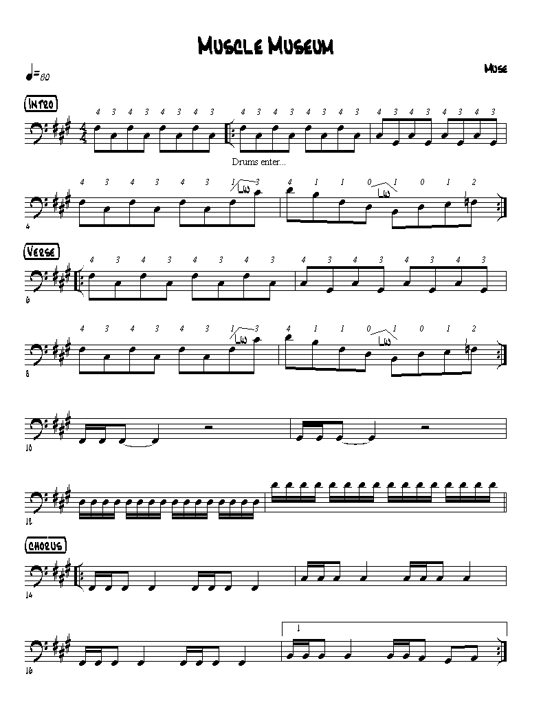 Muse - Muscle Museum_Seite 1