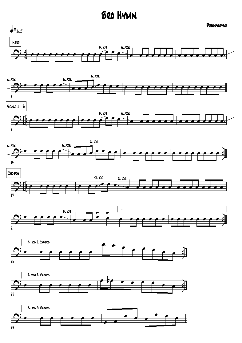 Pennywise - Bro Hymn 1