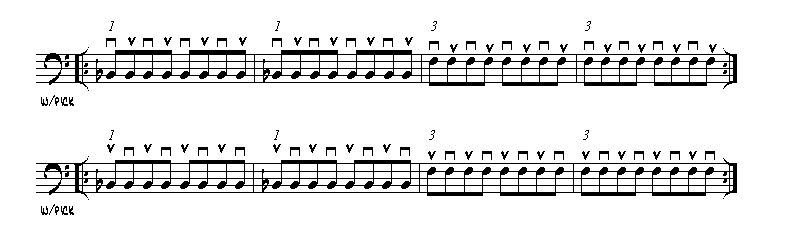 Plektrum-bung