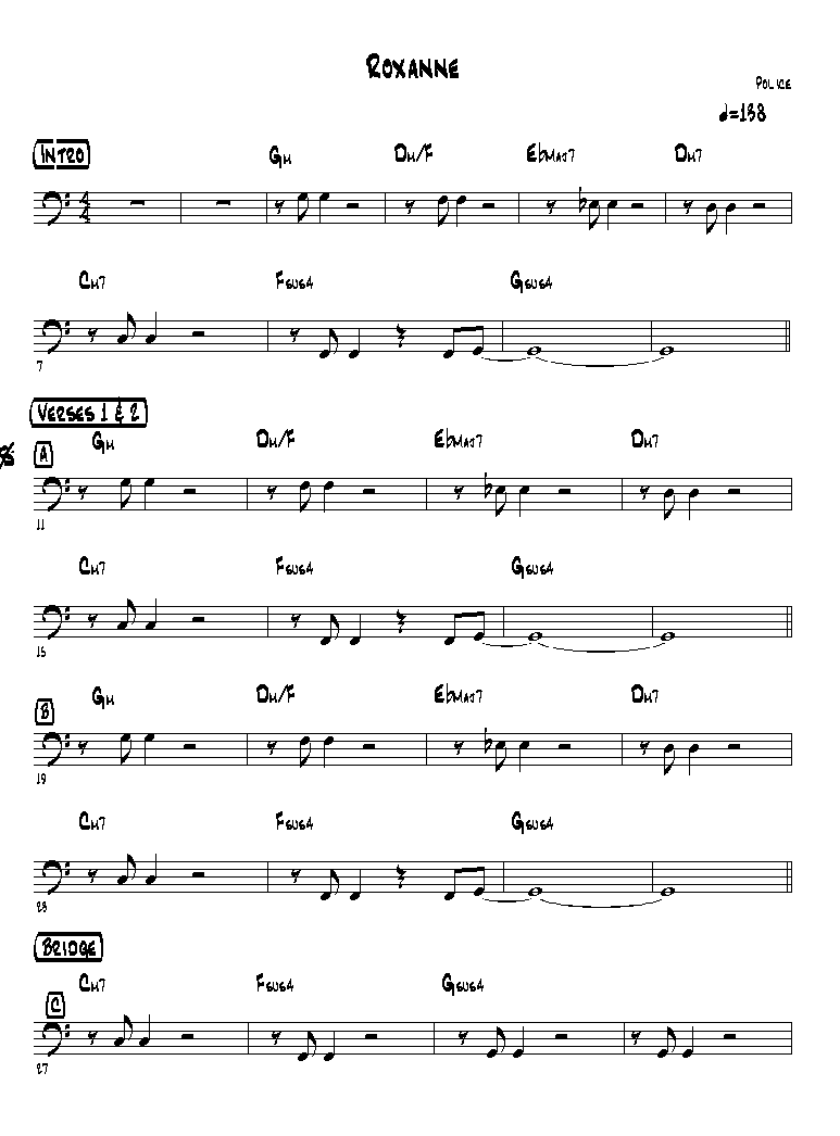 Police - Roxanne (Seite 1)