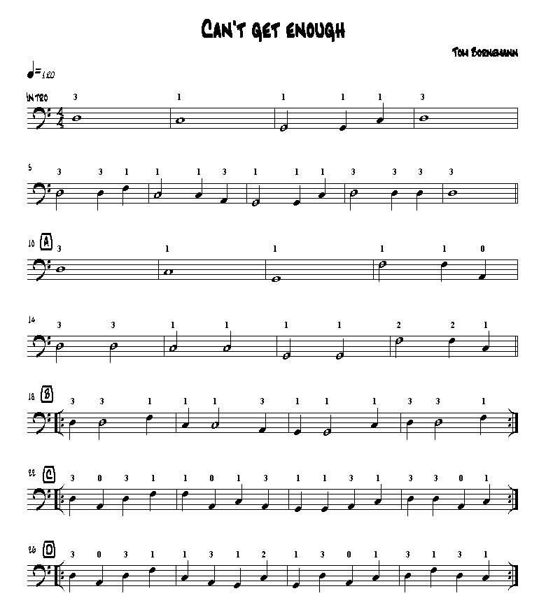 Playback: "Can't get enough"; Seite 1