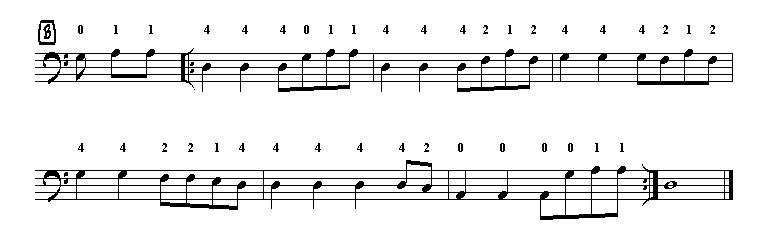 bung mit Achtelnoten B