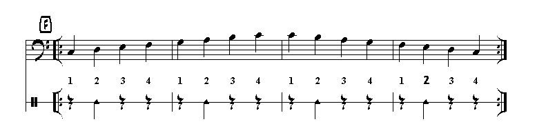 Metronom-Grundlagen 6 (Metronom auf 2)