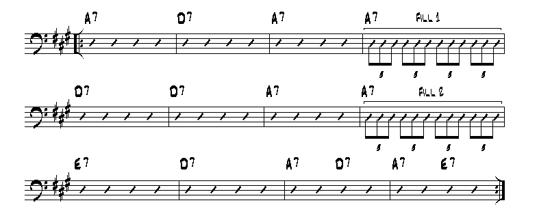 Fills im Slow-Blues